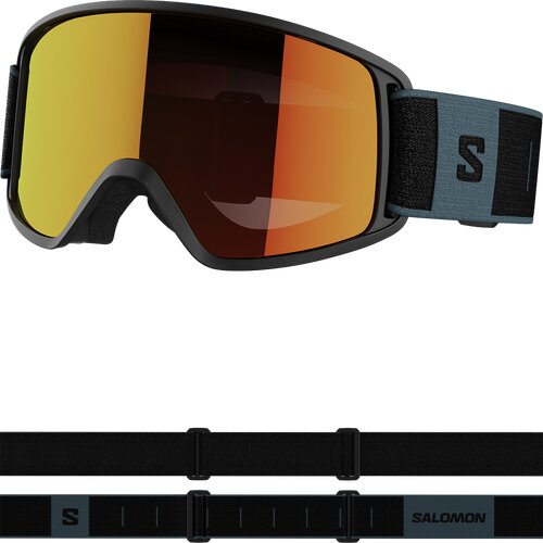 HERREN BRILLE GOGGLES FORCE BLACK/UNIV MID RED