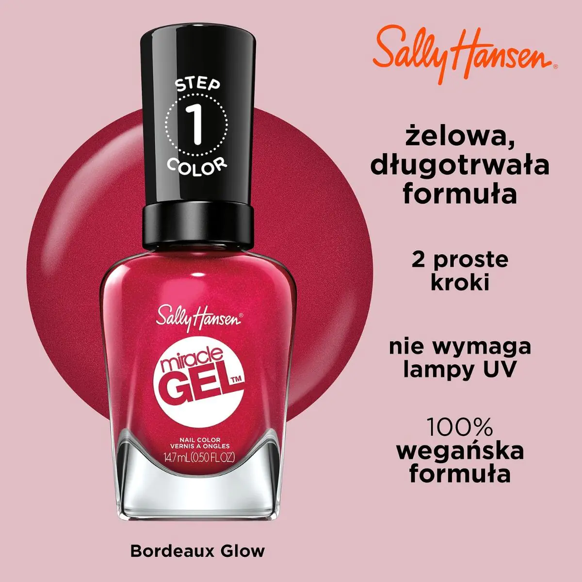 Sally Hansen Miracle gel lak za nokte, 555