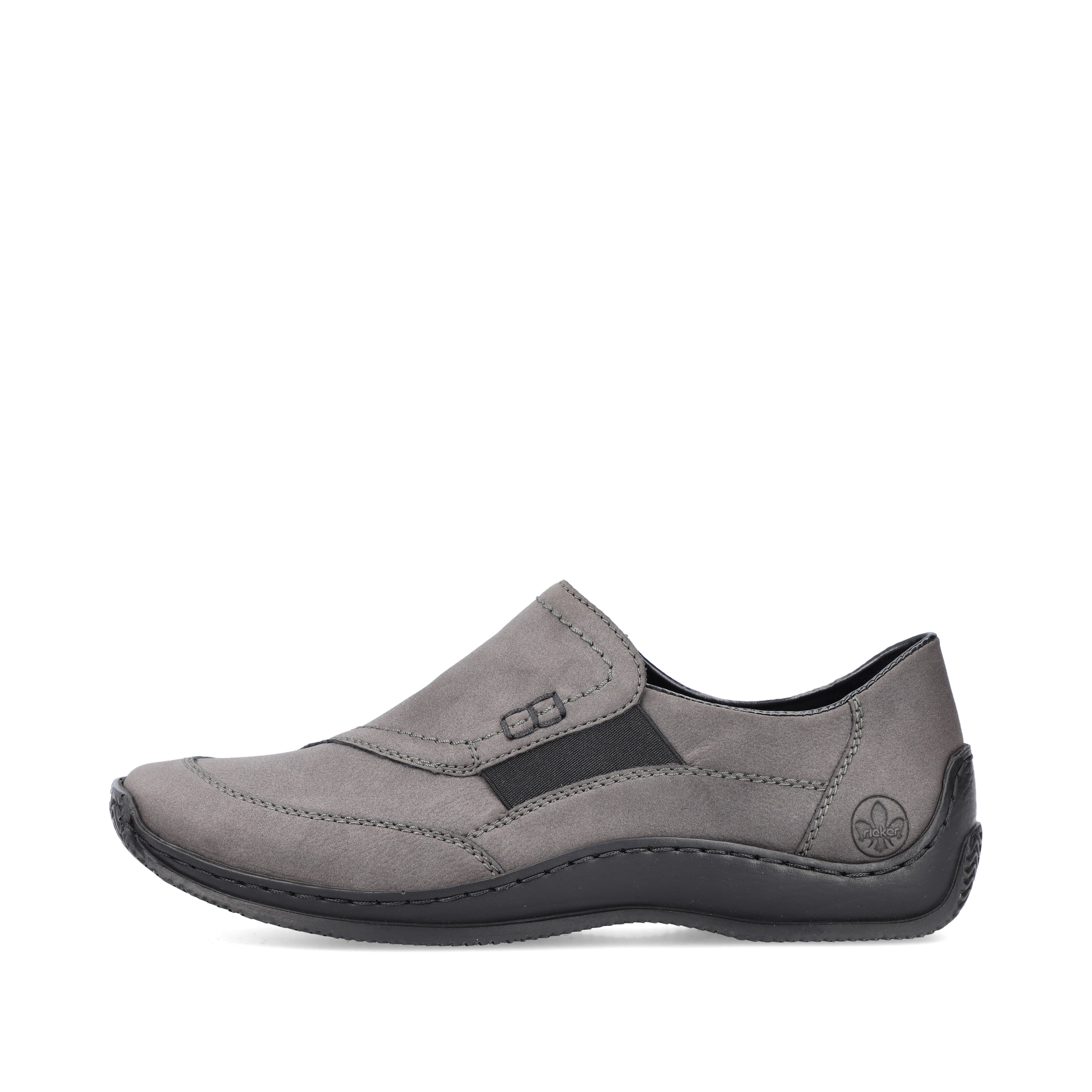 Rieker Damen Slipper granitgrau