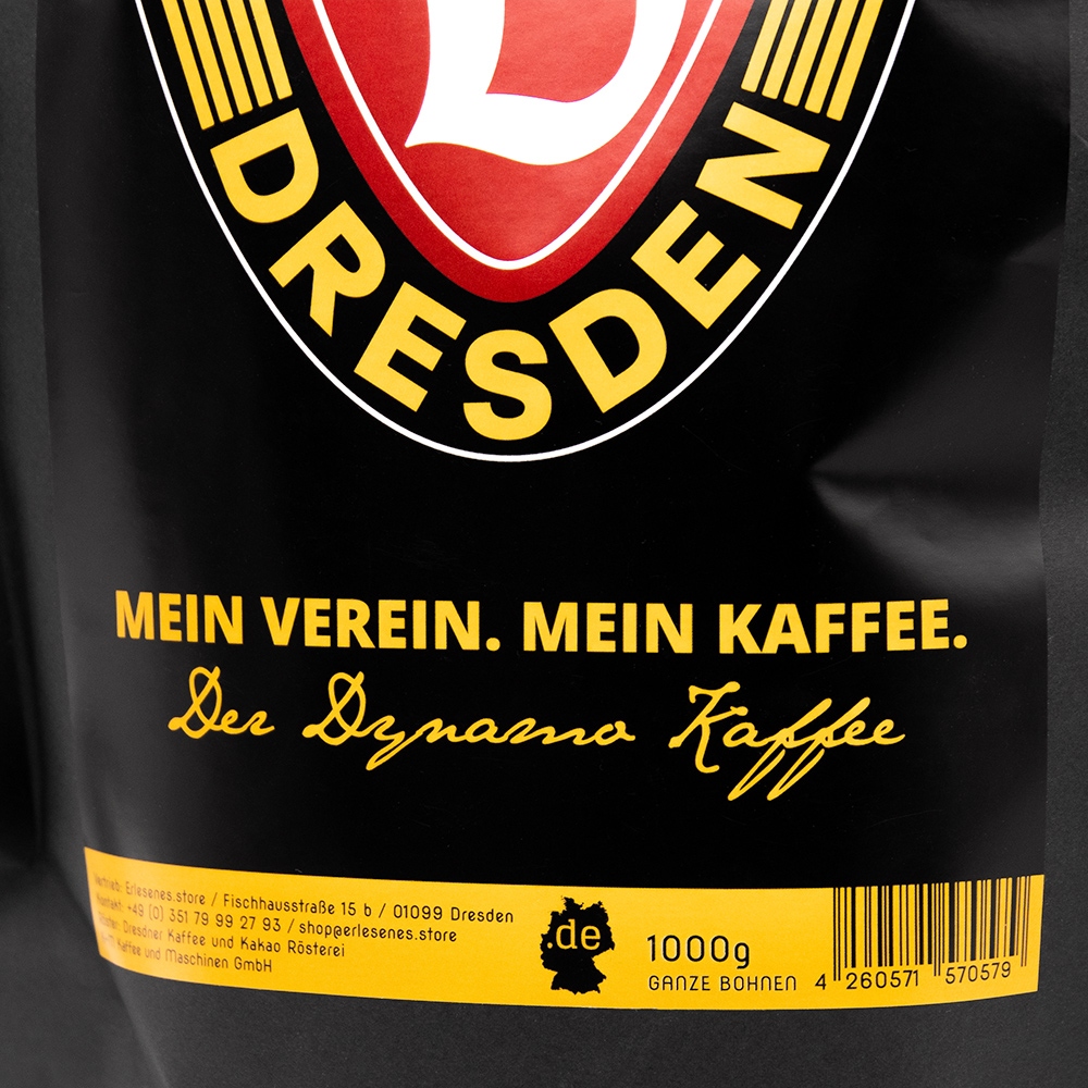 Dynamo Dresden Kaffee 1000g (ganze Bohnen)