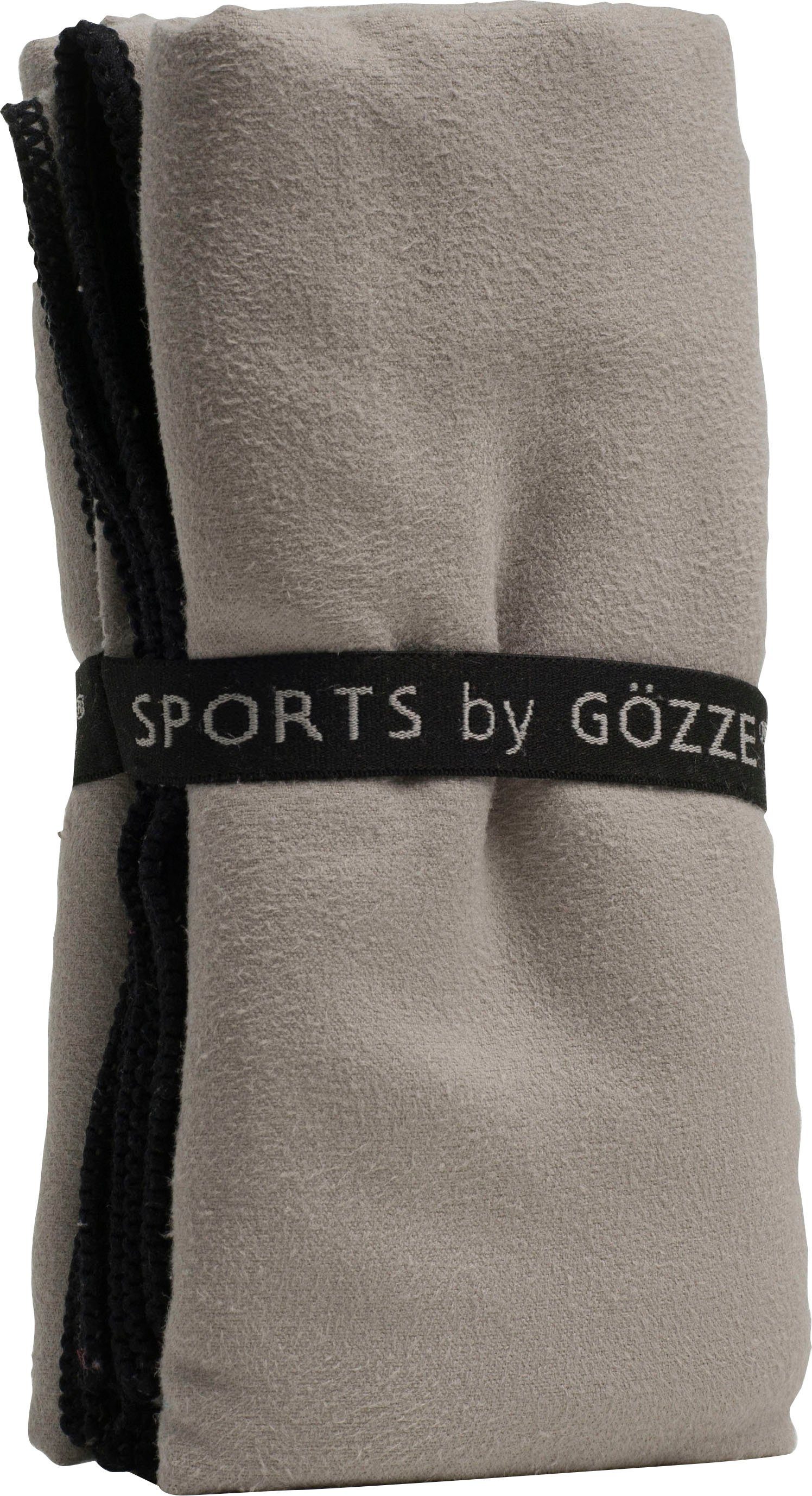 Gözze Badetuch Sports by Gözze, Microfaser (1-St), Sporthandtuch, Größe 110x175 cm, schnell trocknend durch Microfaser