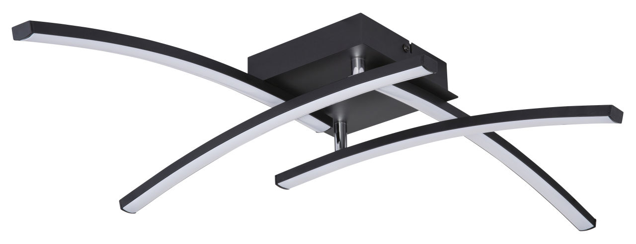 Globo Lighting - TANSY I - Deckenleuchte Metall schwarz matt, LED