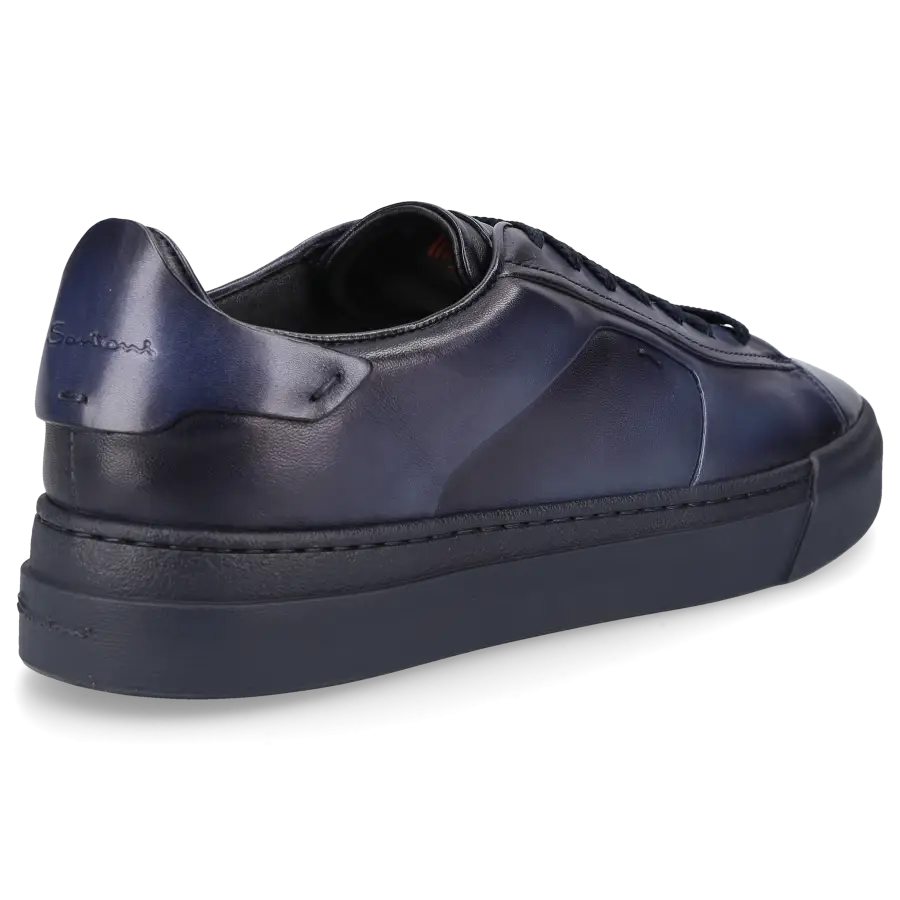 Santoni - Sneaker low 21554 Kalbsleder - blau
