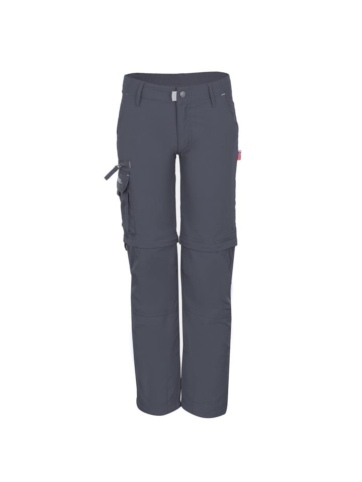 Trollkids Zipp-Off-Trekkinghose Slim Fit Oppland in dark grey günstig kaufen 92