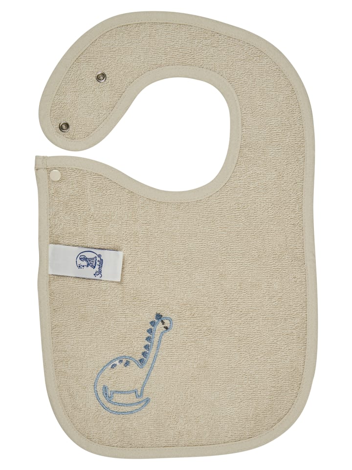 Sterntaler Lätzchen Druckknopf DINO Rexi in beige günstig kaufen onesize