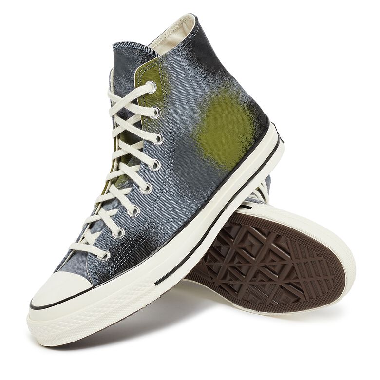 Converse Chuck 70 Spray Paint lunar grey/cyber grey/grassy