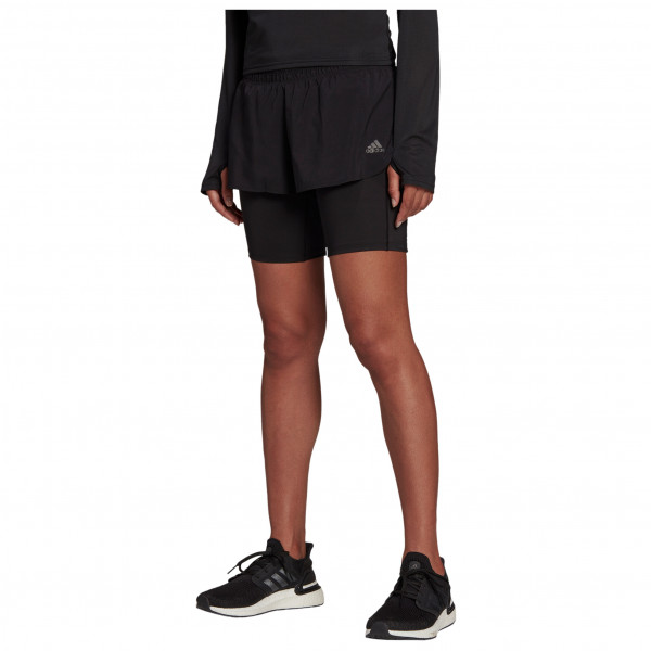 adidas - Women's Reebok Identity 3-Bars Two-In-One - Laufshorts