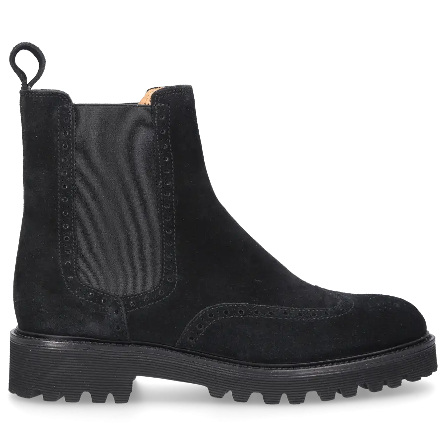 EN AVANT - Chelsea Boots D0600021-417 Veloursleder - schwarz