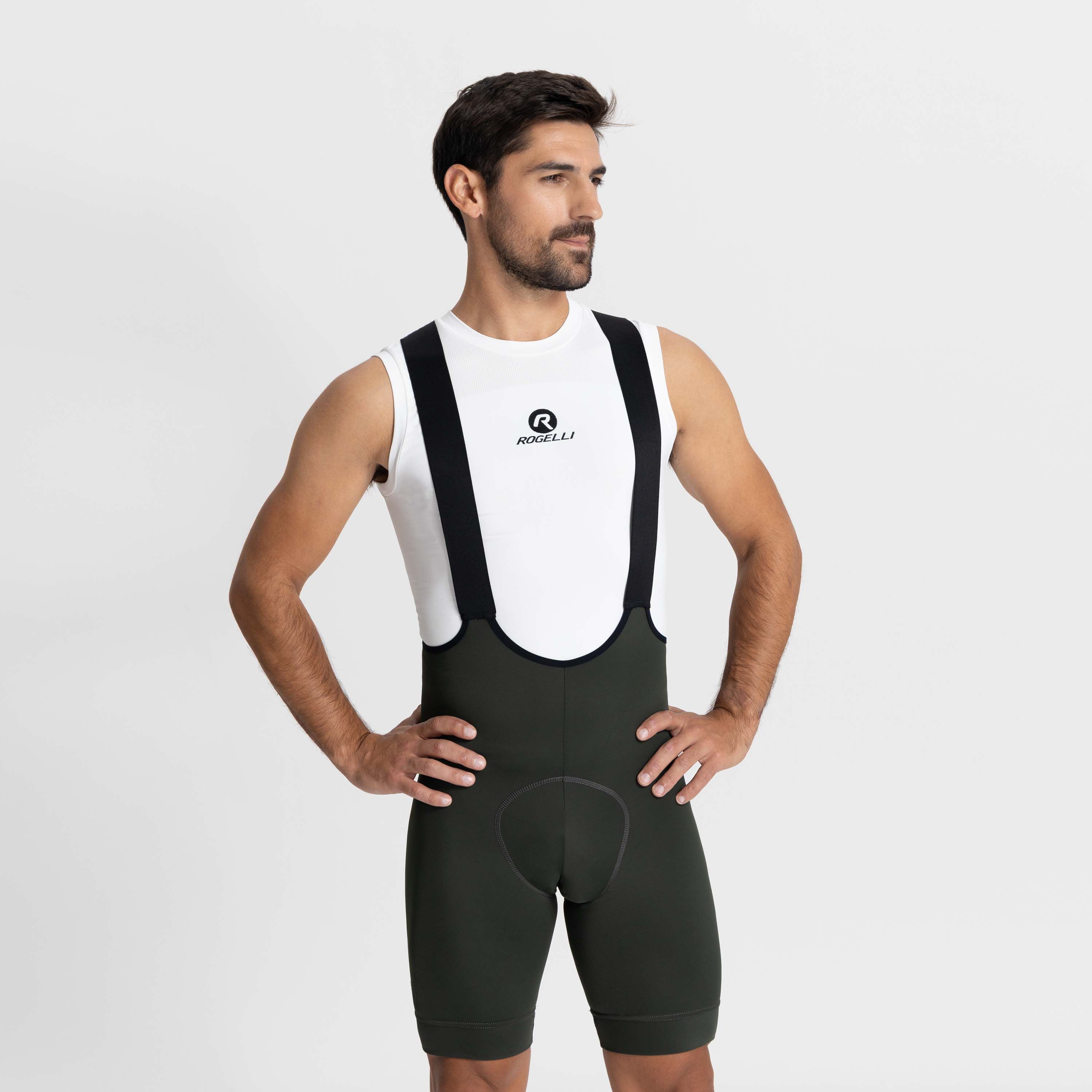 Rogelli Ultracing 2.0 Grün Herren Radhose Kurz Mit Träger