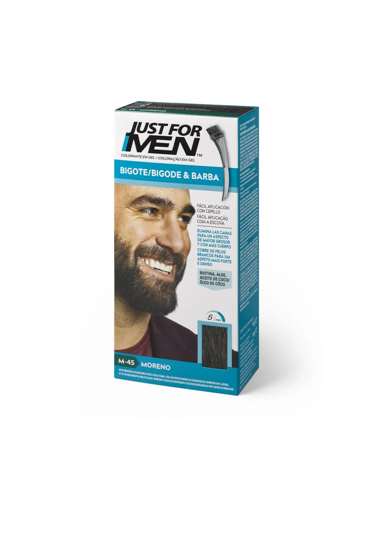 Just For Men  Colorante En Gel Brauen, Haare und Flecken #moreno Just For Men 15 ml