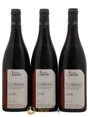 IGP Collines Rhodaniennes Syrah Jamet (Domaine)  2016 - Lot de 3 Bouteilles