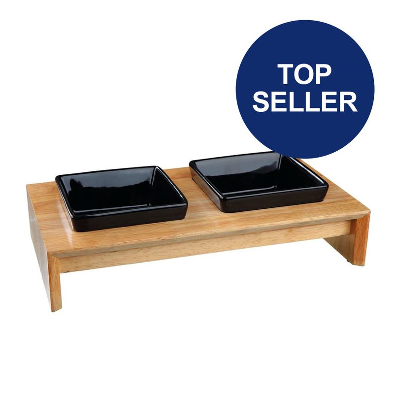 Trixie Napf-Set, Keramik/Holz zu TOP-Preisen