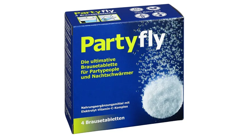 Partyfly Brausetabletten Zitronengeschmack
