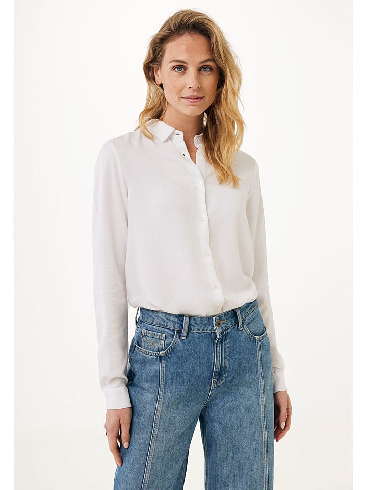 Mexx Bluse in Weiß günstig kaufen