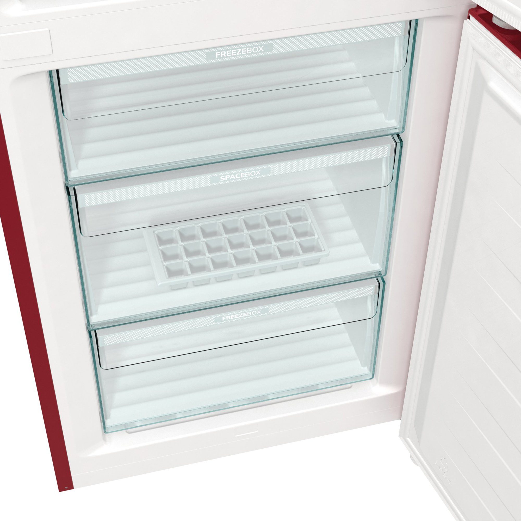 GORENJE Kühlschrank ONRK619ER, 194 cm hoch, 60 cm breit, LED Display, NoFrostPlus, FastFreeze, IonAir und MultiFlow 360°