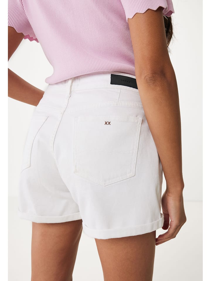 Mexx Jeans-Shorts in Weiß günstig kaufen