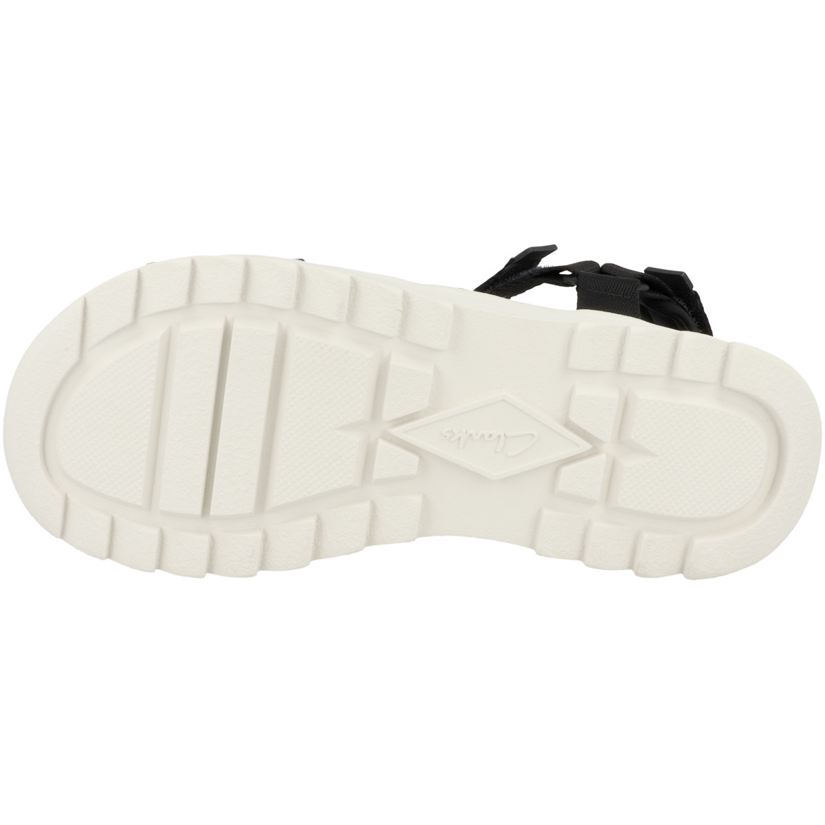 Clarks DashLite Cross Sandale schwarz