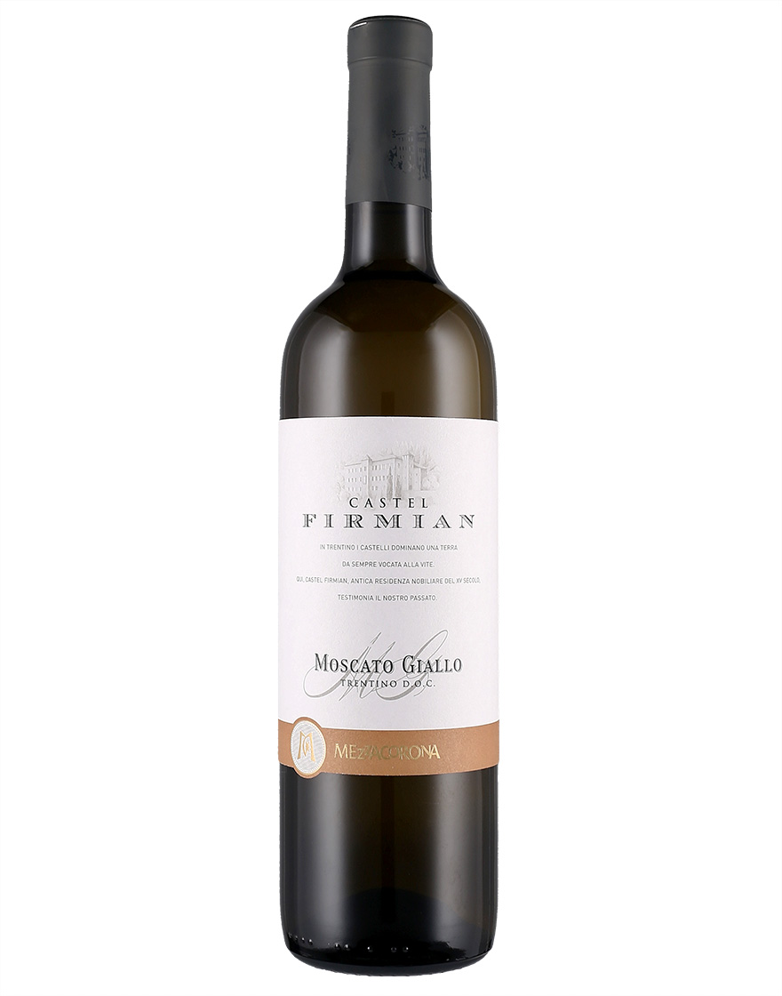 Trentino DOC Castel Firmian Moscato Giallo 2022 Mezzacorona 0,75 ℓ
