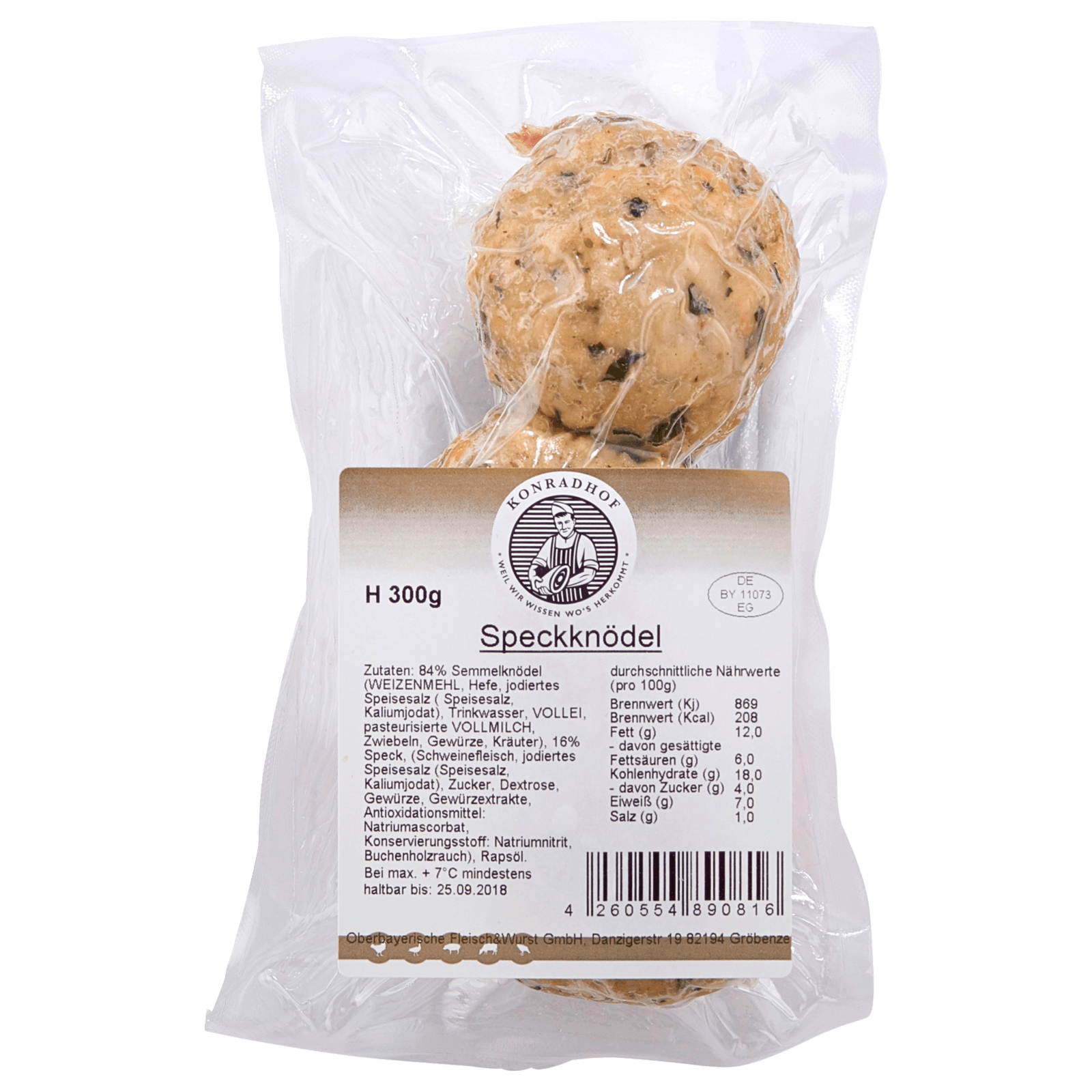 Oberbayrische Schmankerl Speckknödel 300g