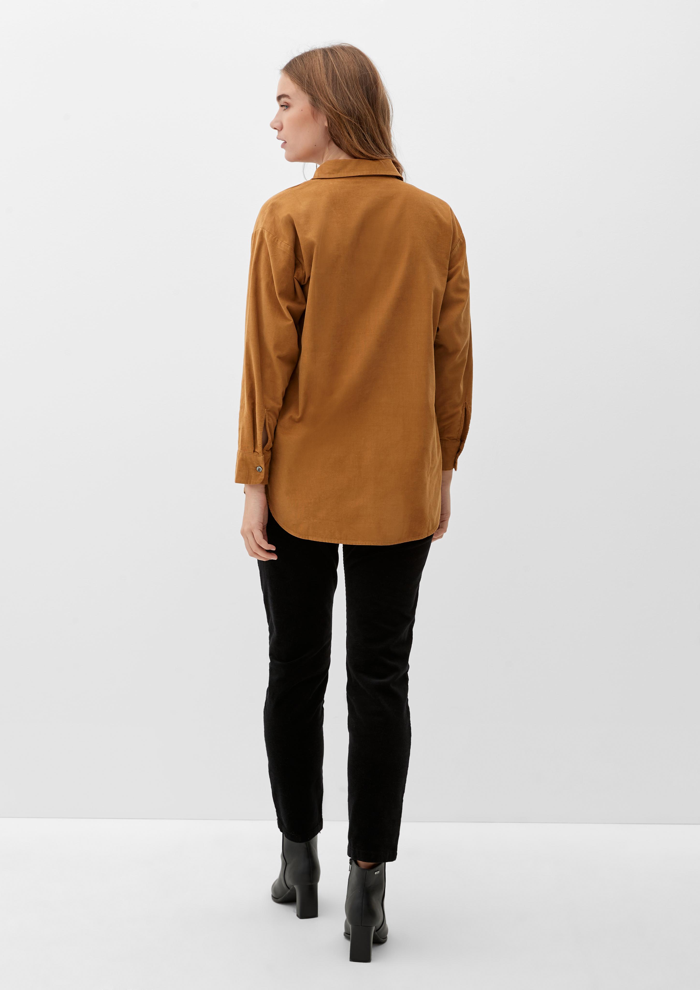 Bluse aus Feincord   2120882-8469