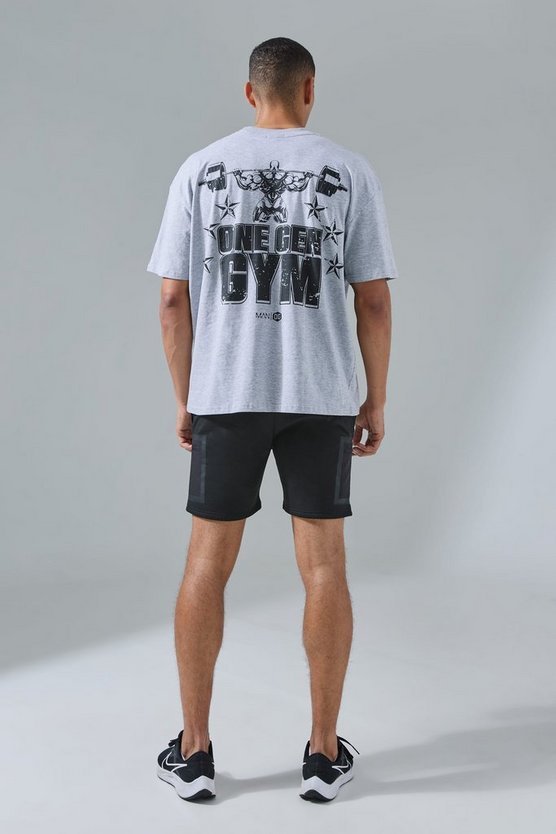 Man Active X Og Gym Oversize T-Shirt mit Xxl Print