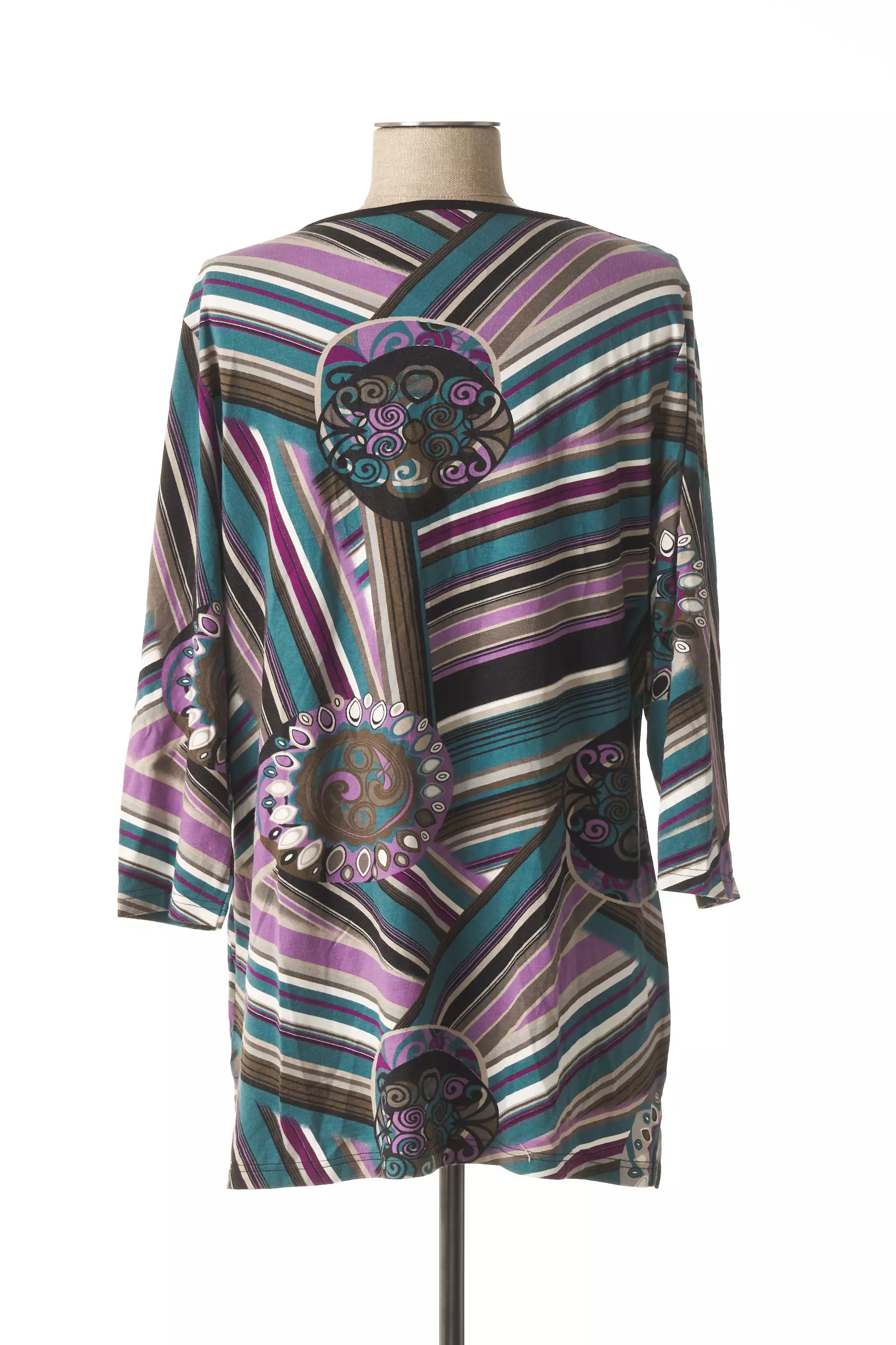 Hajo Tuniquemanchelongue Femme couleur violet
