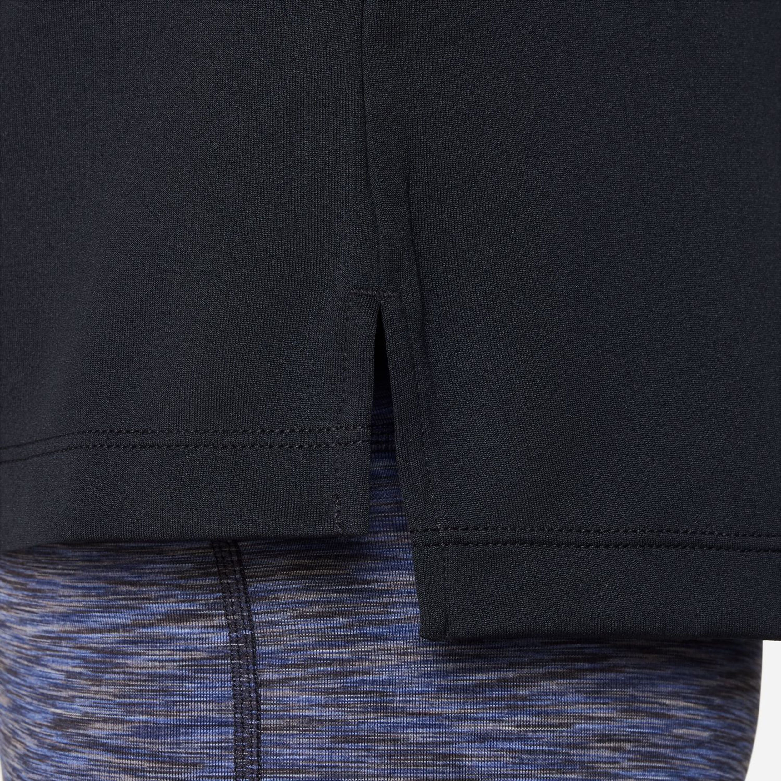 Dri-Fit Half-Zip Longsleeve Mädchen - Schwarz