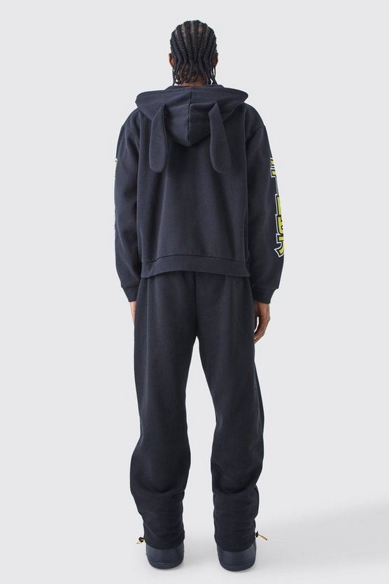 Kastiger Oversize Homme Hoodie mit Reißverschluss