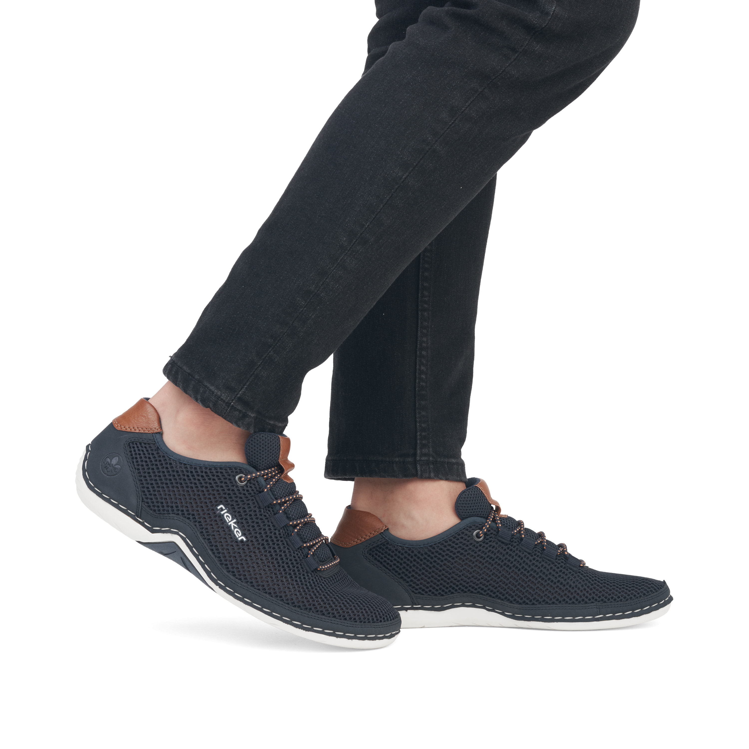 Rieker Herren Slipper pazifikblau