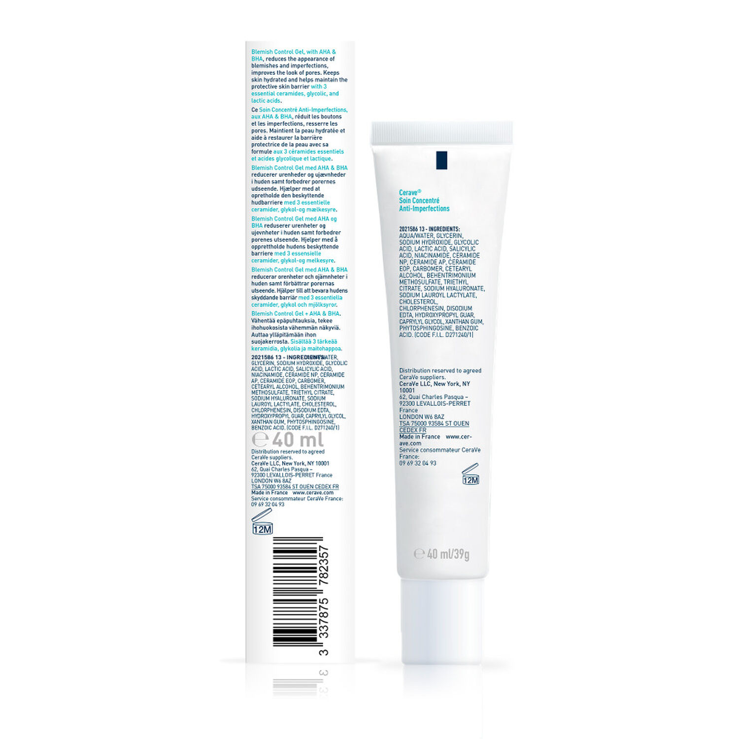 Cerave Concentré Anti-Imperfections Soin de Nuit pour Peaux à Imperfections 40 ml
