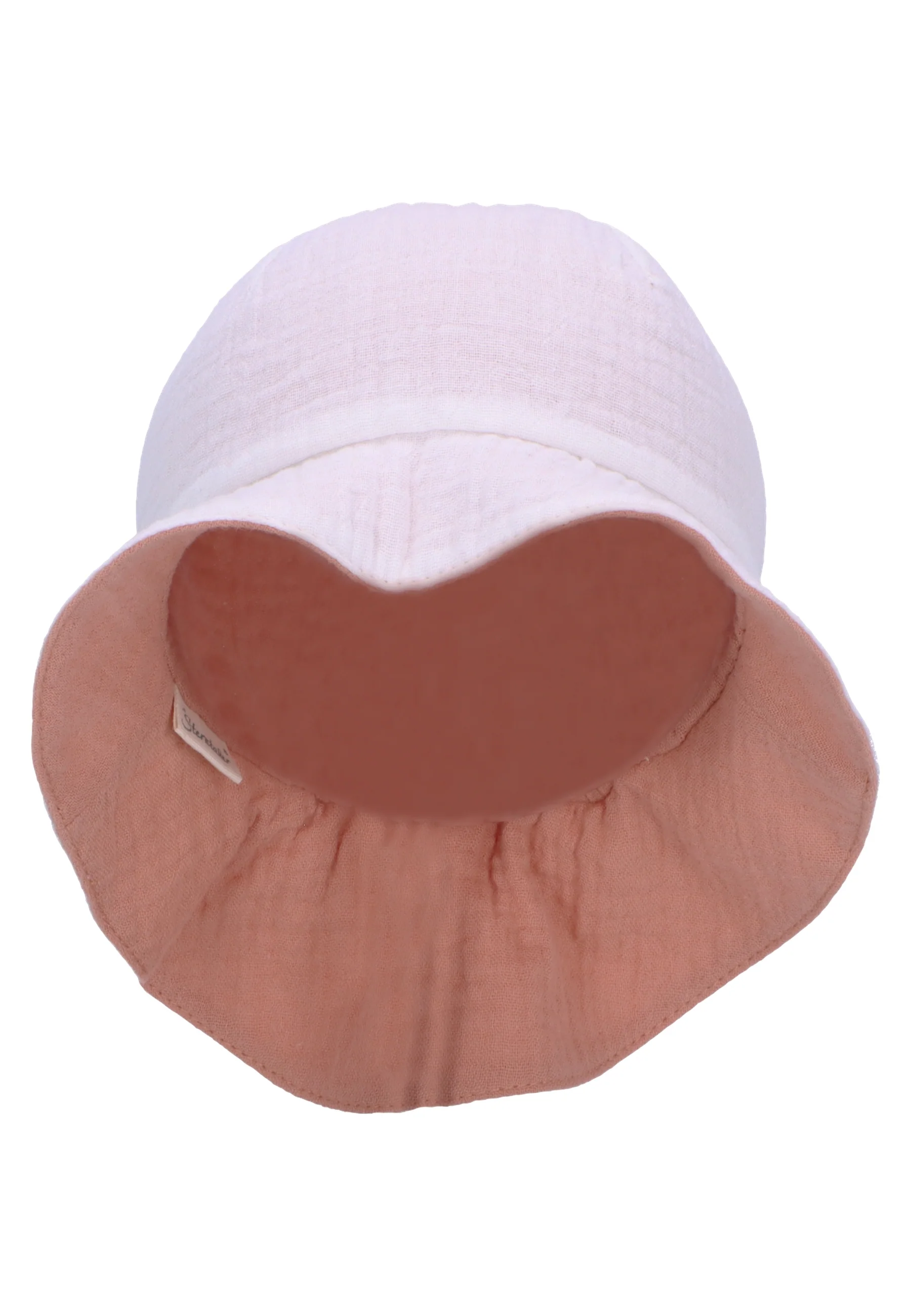 Wende-Sonnenhut aus Baumwoll-Musselin (Bio) UV 30