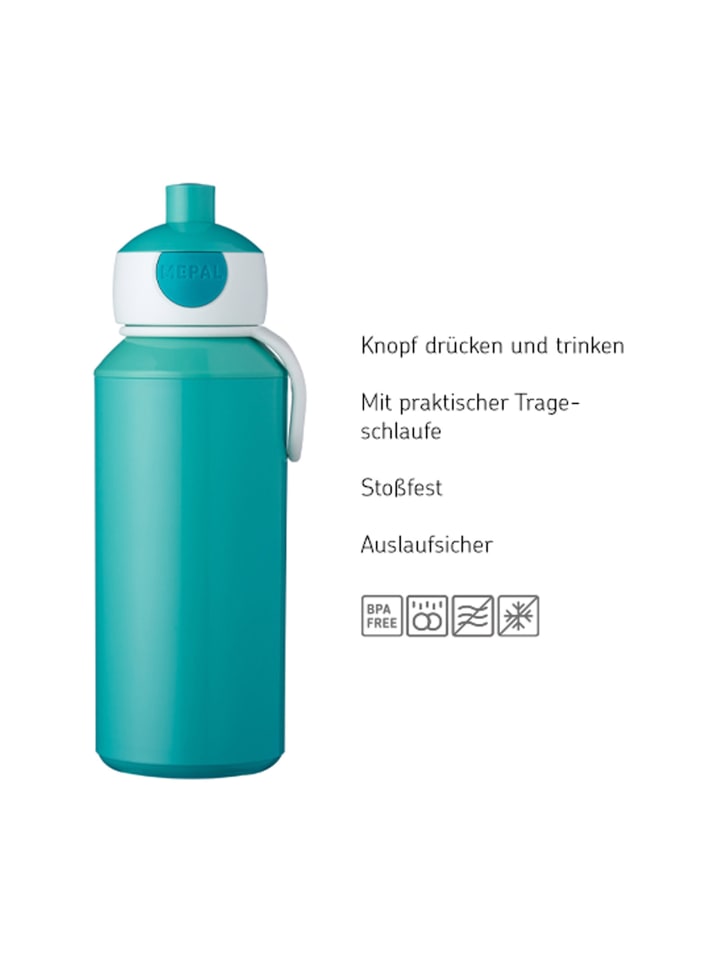 Mepal Pop-Up Trinkflasche Campus (2025) 400 ml in Cool Mint günstig kaufen onesize