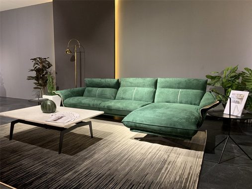 JVmoebel Ecksofa, Design Stoff Ecksofa L-Form Sofa Couch Design Polster Textil