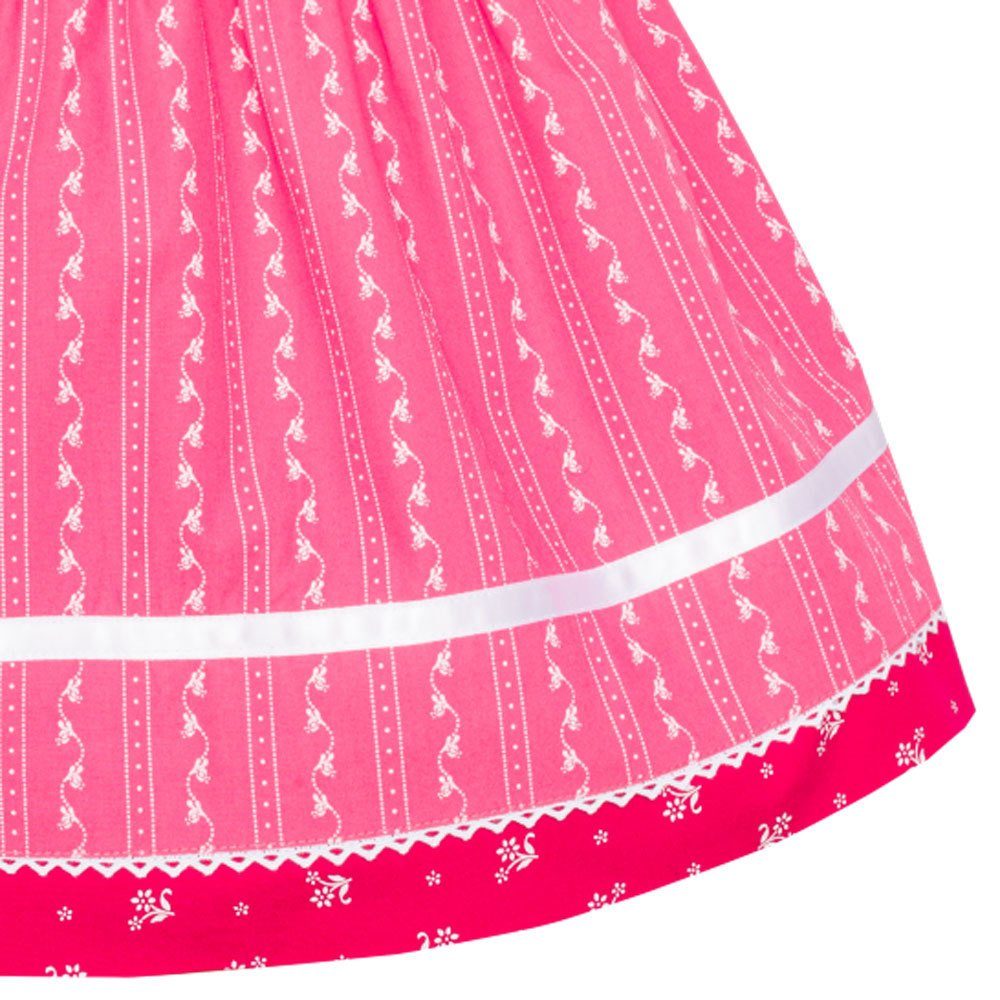 Isar-Trachten Trachtenrock Mädchen Wenderock 'Lisa' 60808, Pink Rosa