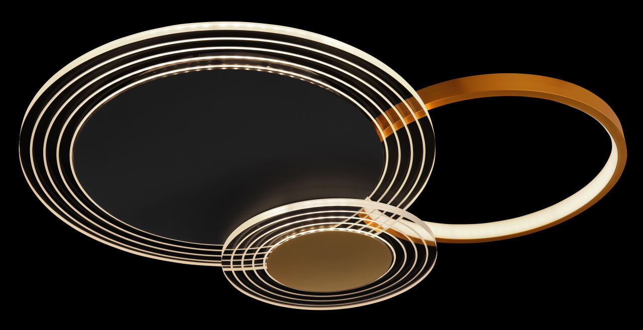 Globo Lighting - SENNA - Deckenleuchte Metall schwarz matt, LED