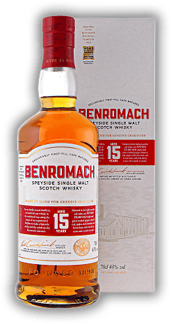 Benromach 15 Years Benromach 15 Years  Alter 15 J. - 0,7	 Liter - Vol 43%
