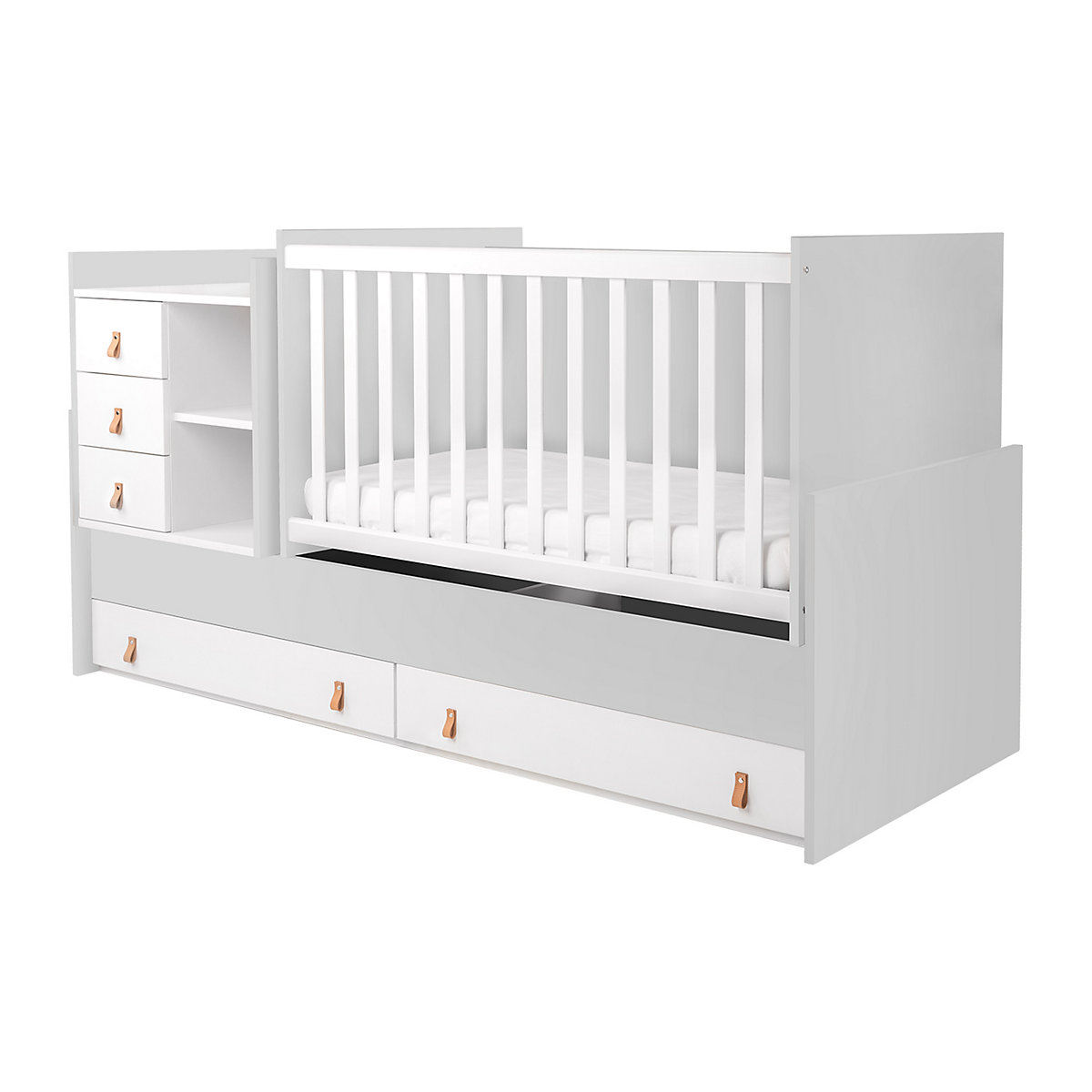Babybett Lorena 4 in 1 Kommode Gitterbetten