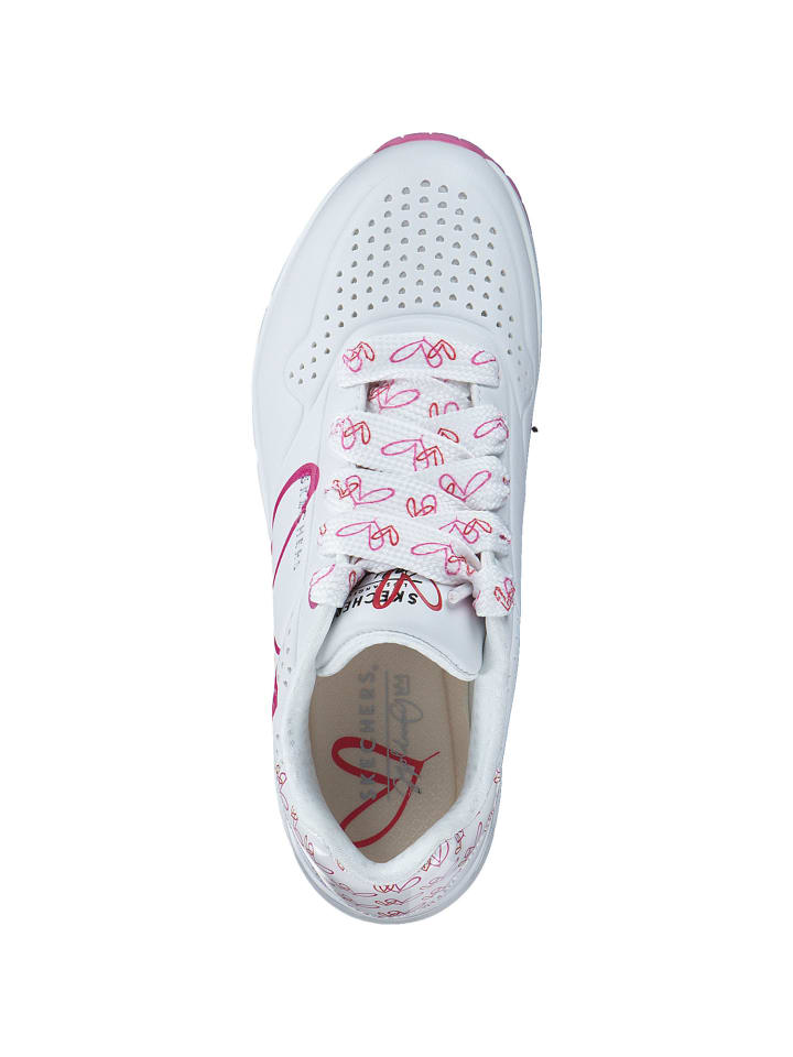 Skechers Schnürschuhe in white günstig kaufen