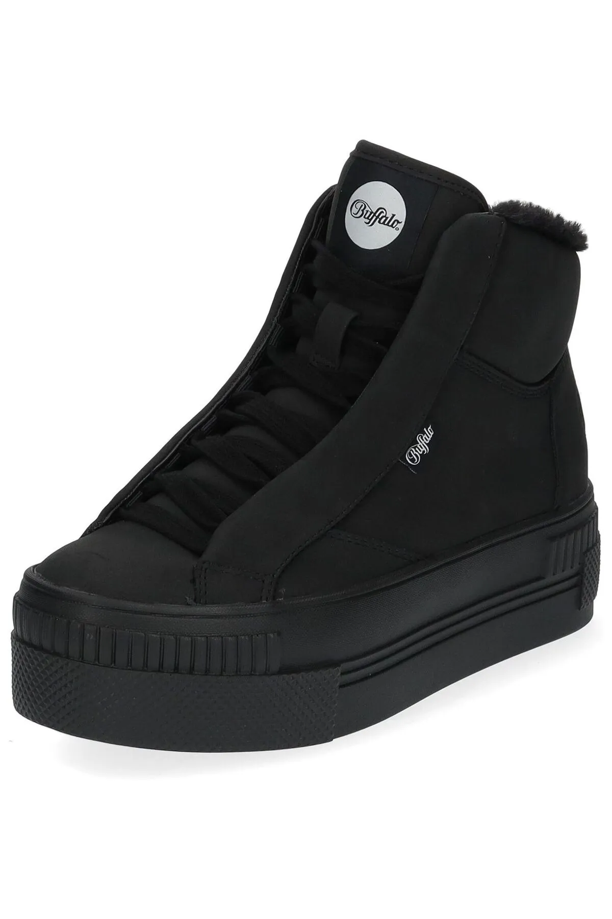 Buffalo  Stiefelette - Schwarz - Flacher Absatz