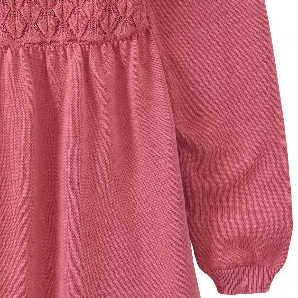 Mädchen Strickkleid mit Struktur