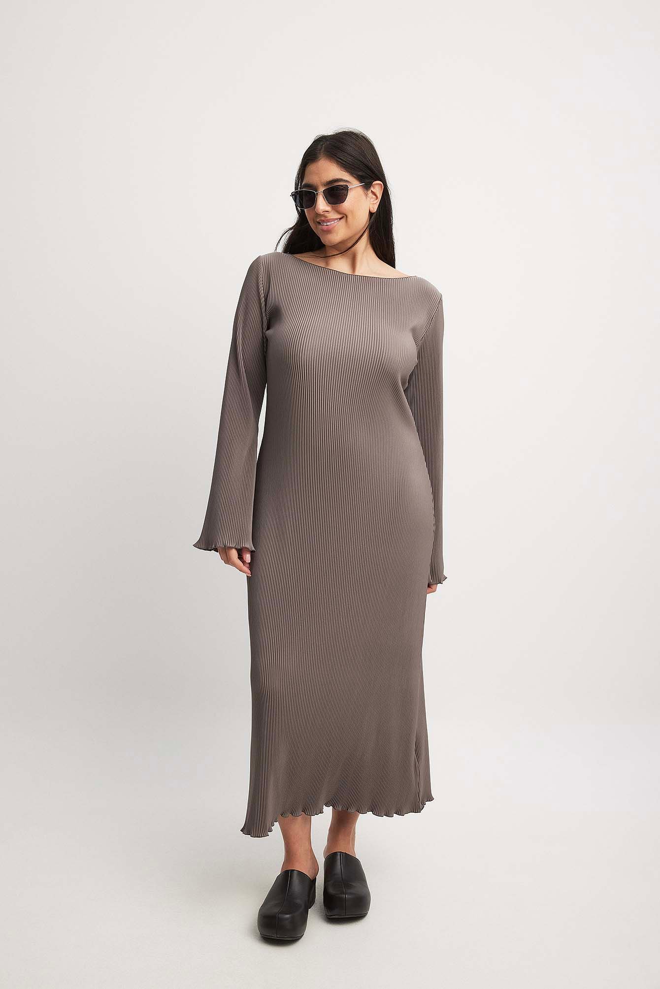Midikleid mit Falten