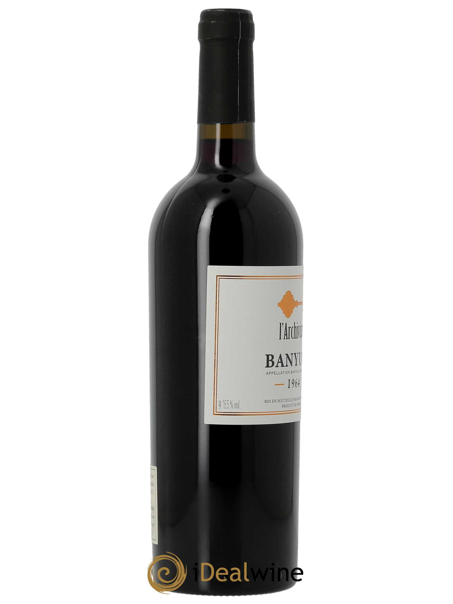 Banyuls L'Archiviste  1964 - Lot de 1 Bouteille