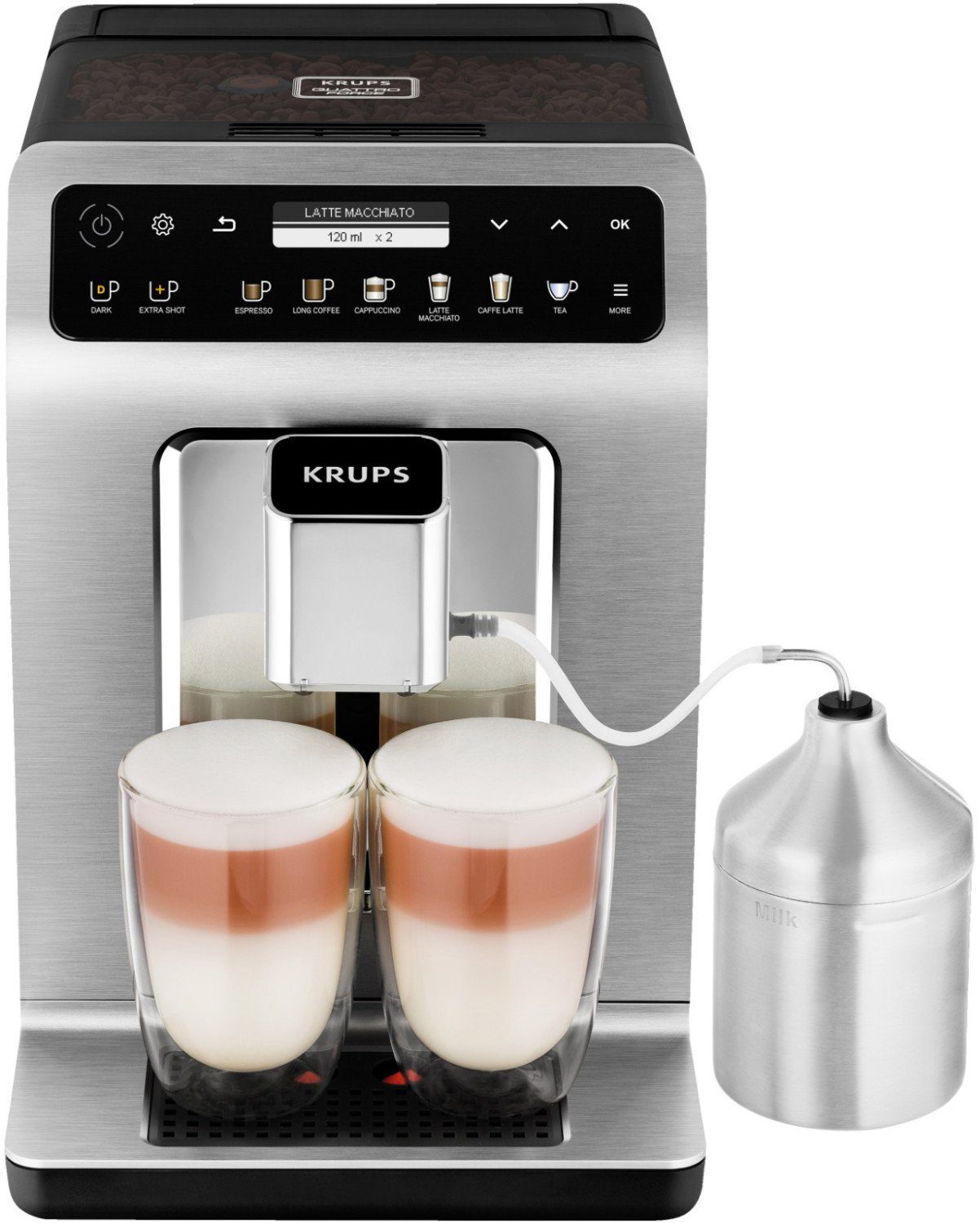 Krups Kaffeevollautomat EA894T Evidence Plus Titan Kaf­fee­ma­schi­ne