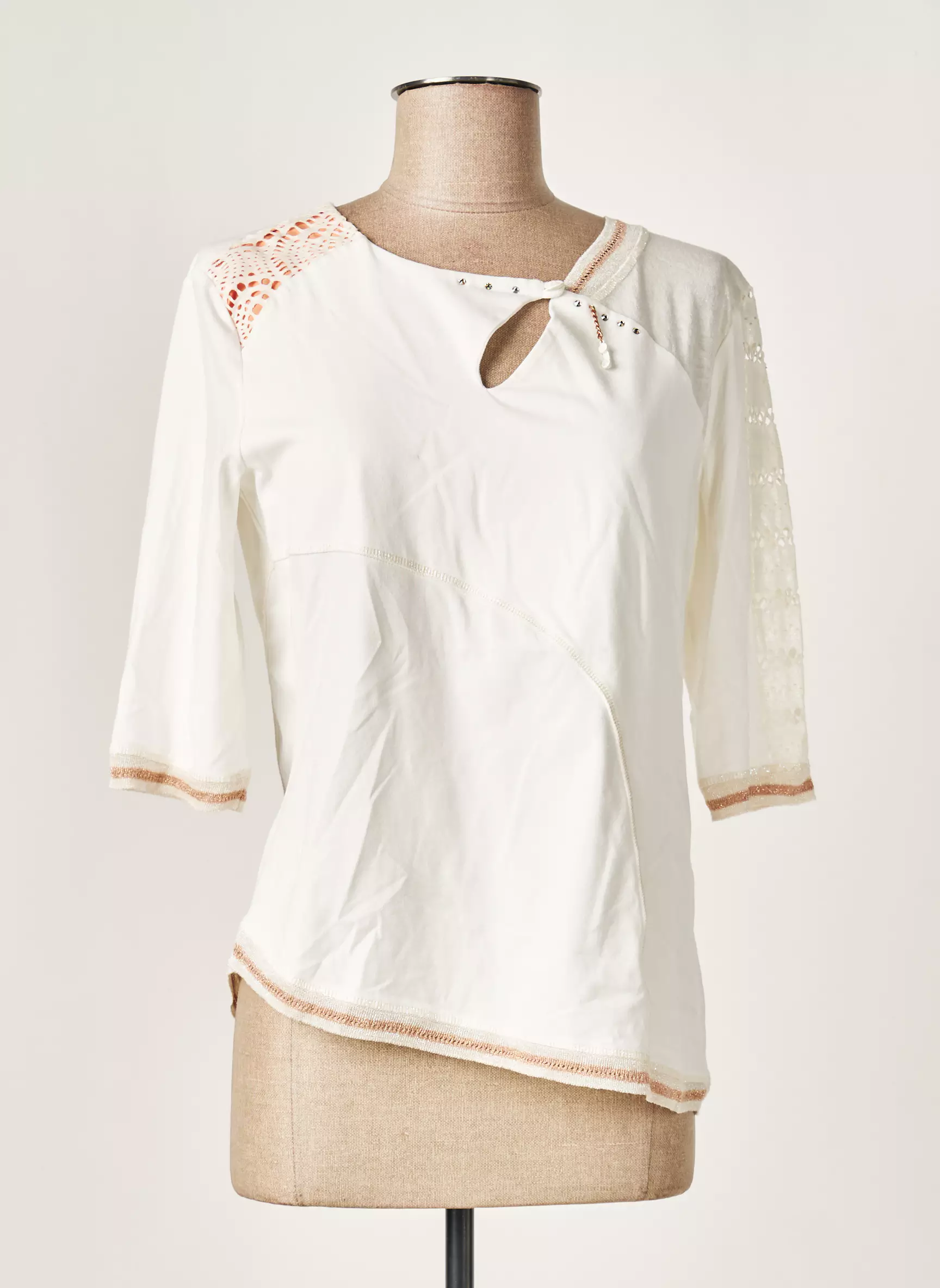 Elisa Cavaletti Tshirts Femme couleur beige