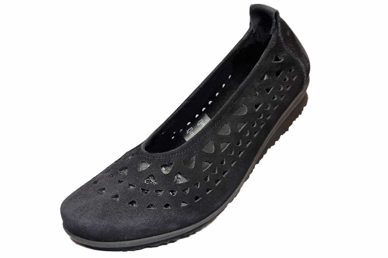 ARCHE Sportliche Slipper schwarz Barkla