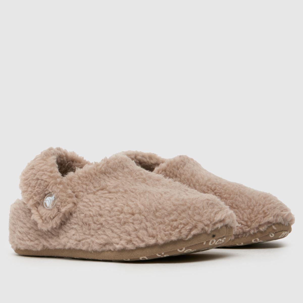 Crocs bruna klassiska Cozzy Junior tofflor