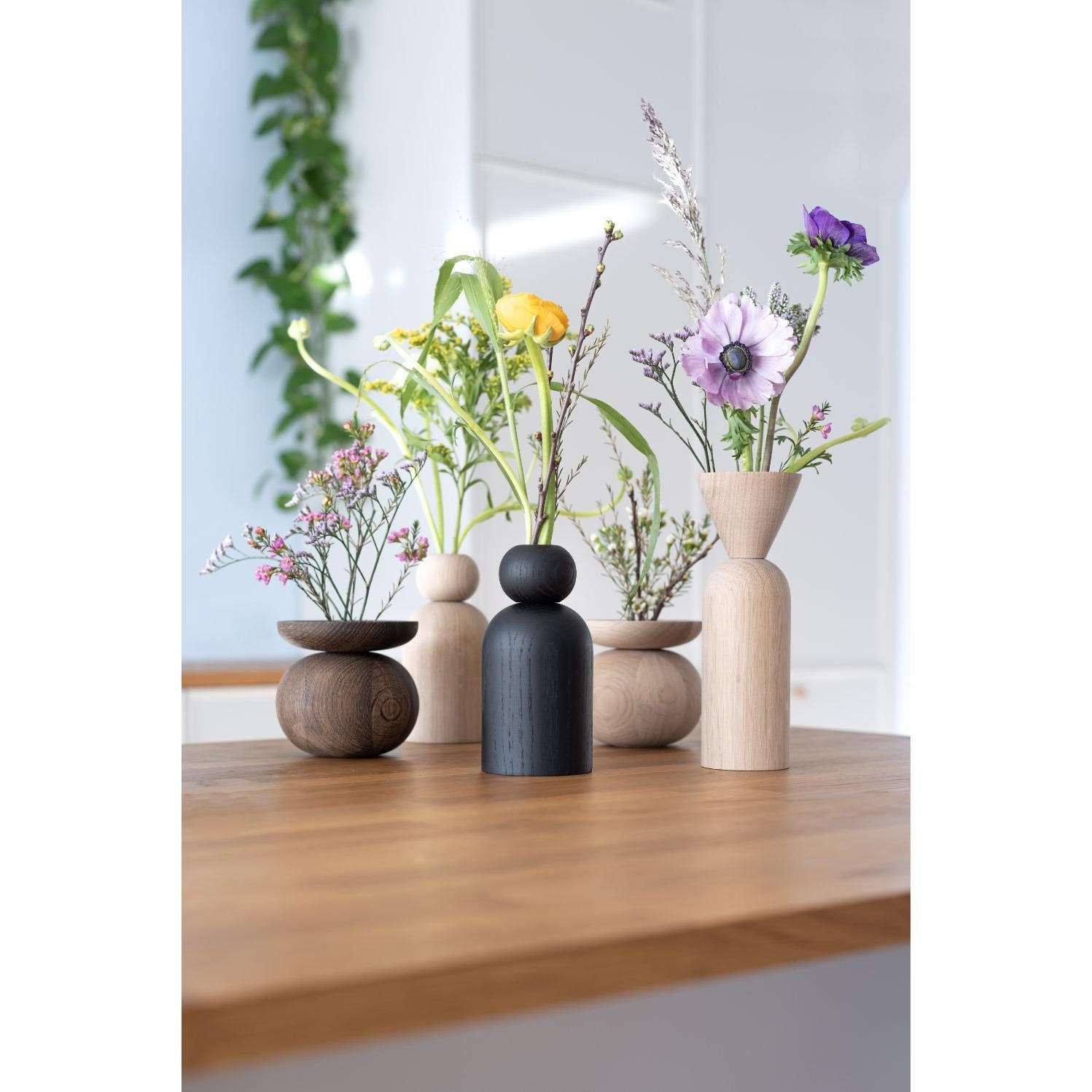 Applicata Dekovase Vase Shape Bwol Eiche natur