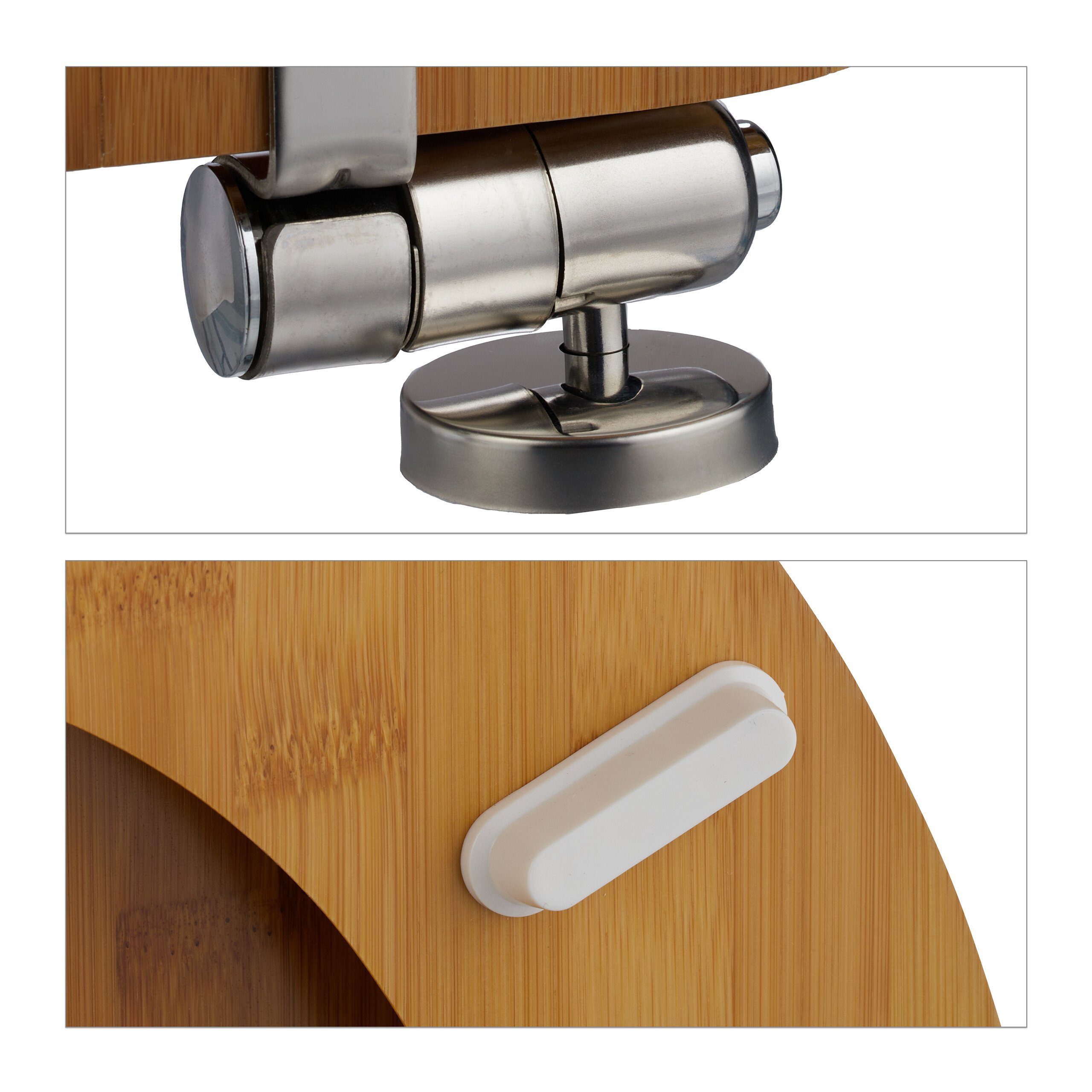 relaxdays WC-Sitz Toilettendeckel mit Absenkautomatik
