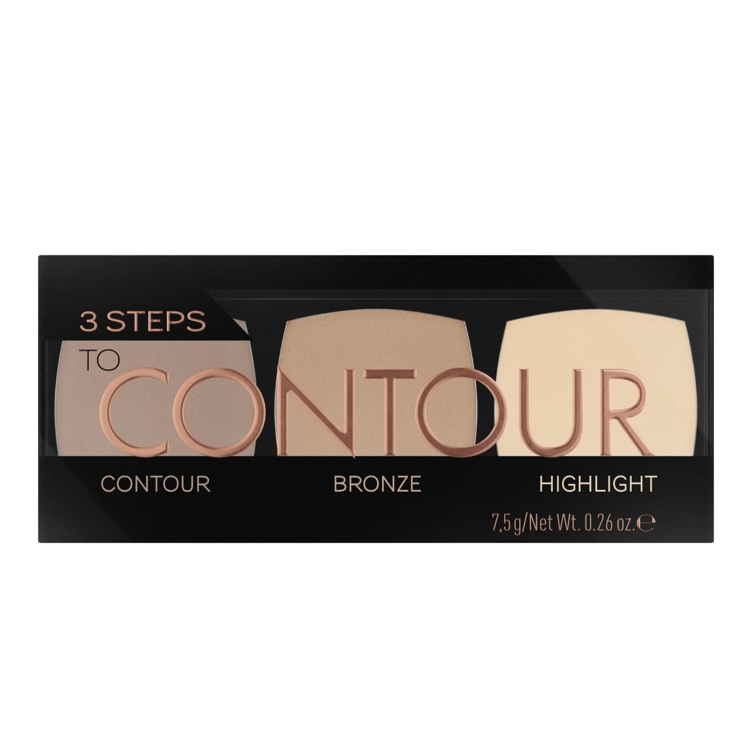 „Catrice 3 Steps To Contour Palette“ kontūravimo paletė 010 Allrounder