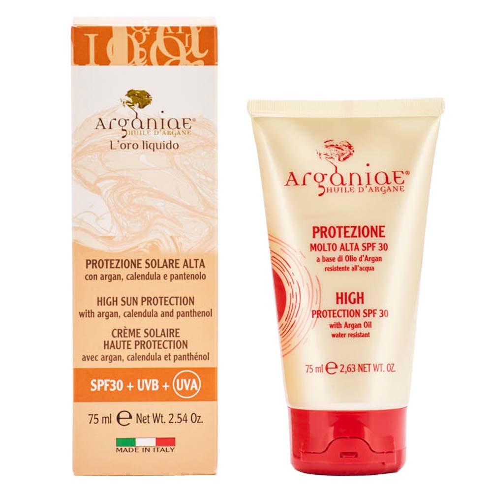 Arganiae Sonnencreme mit hohem Schutz SPF 30 auf Basis von Arganöl 75 ml